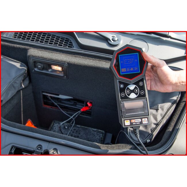 KS Tools 12V / 24V Digitale accutester met geïntegreerde printer - 550.1649