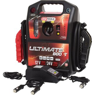 KS Tools 12 V + 24 V accu-booster - mobiel starthulpapparaat 1.700 A