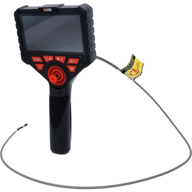KS Tools HD-videoscoopset met Ø 3,9 mm 720 en 0° HD-frontcamera-sonde - flexibele PVC-huls - 550.7580