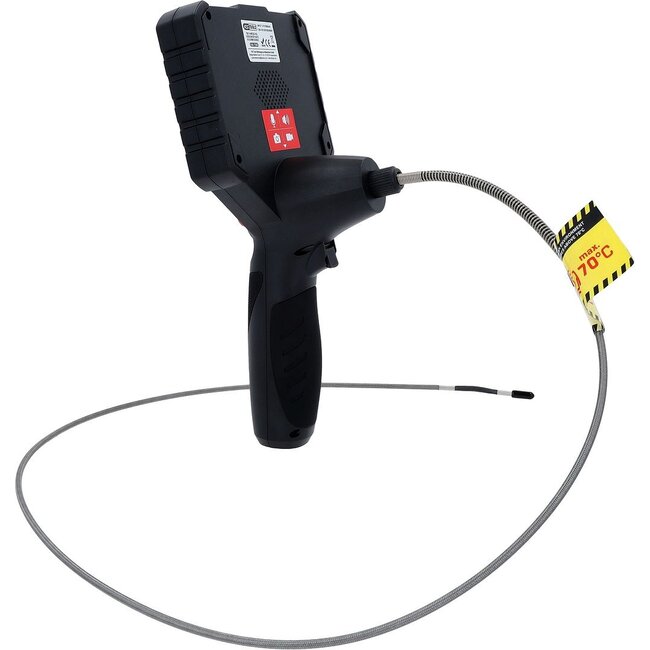 KS Tools HD-videoscoopset met Ø 3,9 mm 720 en 0° HD-frontcamera-sonde - flexibele PVC-huls - 550.7580