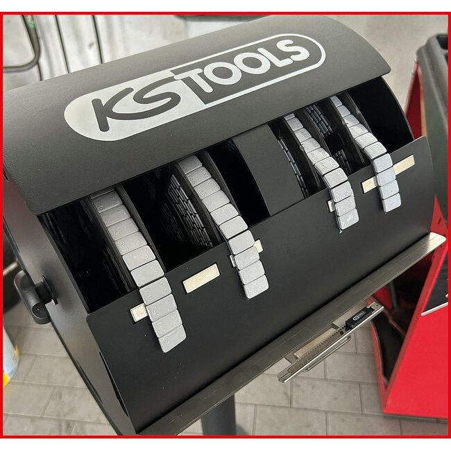 KS Tools Holder for adhesive weight rolls with foot - 800.0105