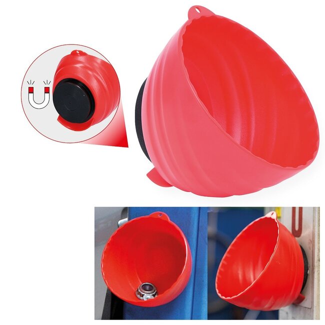 KS Tools Plastic magnetic bowl, Ø 150mm - 800.0156