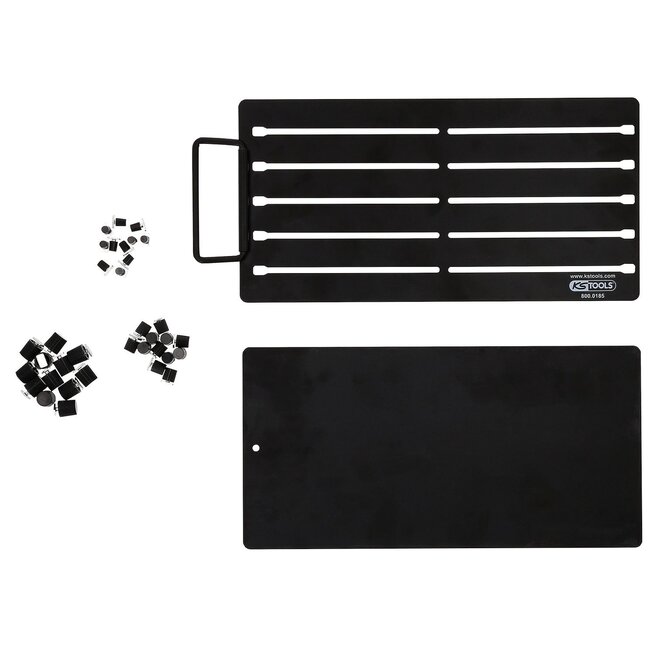 KS Tools Magnetisches Stecknuss-Ordnungssystem, 38-tlg - 800.0185