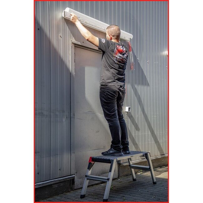 KS Tools Aluminium-Sicherheits-Laufbühne, L1270xB446xH495mm - 800.0960