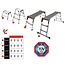 KS Tools Aluminum step ladder - 800.0965