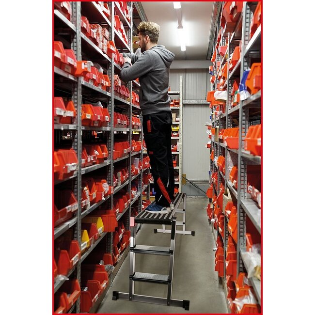 KS Tools Marche-pied en aluminium, 1650x380x730mm - 800.0985