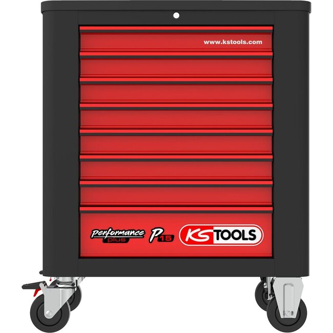 KS Tools Performanceplus workshop tool trolley set P15 with 397 tools for 7 drawer - 815.7397