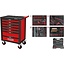 KS Tools RACINGline BLACK/RED toolbox with seven drawers and 515 premium tools - 826.7515