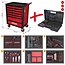 KS Tools RACINGline ZWART/ROOD gereedschapswagen met 7 laden en 598 premium gereedschappen - 826.7598