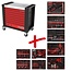 KS Tools Performanceplus workshop tool trolley set P30 with 706 tools for 7 drawer - 830.9706