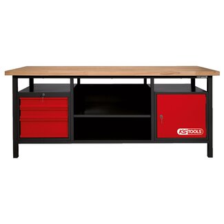 KS Tools XXL-Werkbank mit 3 Schubladen und 1 Tür
