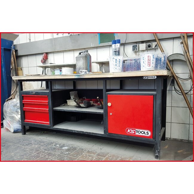 KS Tools XXL-werkbank +3 schuifladen+1deur - 865.0201