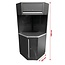 KS Tools Workshop cabinet system corner module, stainless steel worktop - 866.6010