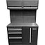 KS Tools Workshop cabinet system expansion module, stainless steel worktop - 866.6030
