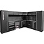 KS Tools Workshop cabinet system, L form, 3400 x 2720 mm, option 1 - 866.6215