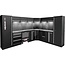 KS Tools Workshop cabinet system, L form, 3400 x 2720 mm, option 1 - 866.6215