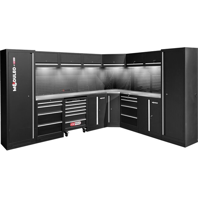 KS Tools Werkplaatskastsysteem - L-vorm - 3400 x 2720 mm - variant 2 - 866.6225