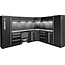 KS Tools Workshop cabinet system, L form, 3400 x 2720 mm, option 2 - 866.6225