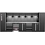KS Tools Workshop cabinet system, straight, 4600 x 500 mm, option 1 - 866.6230