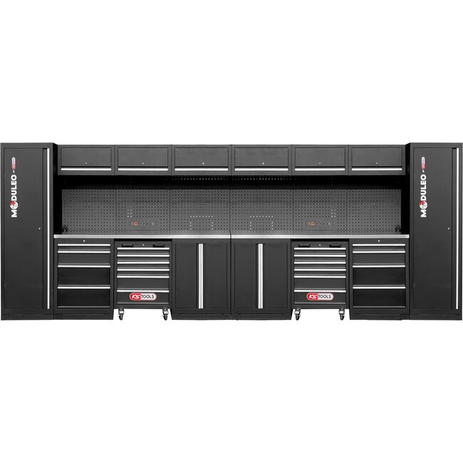 KS Tools Workshop cabinet system, straight, 5280 x 500 mm - 866.6240