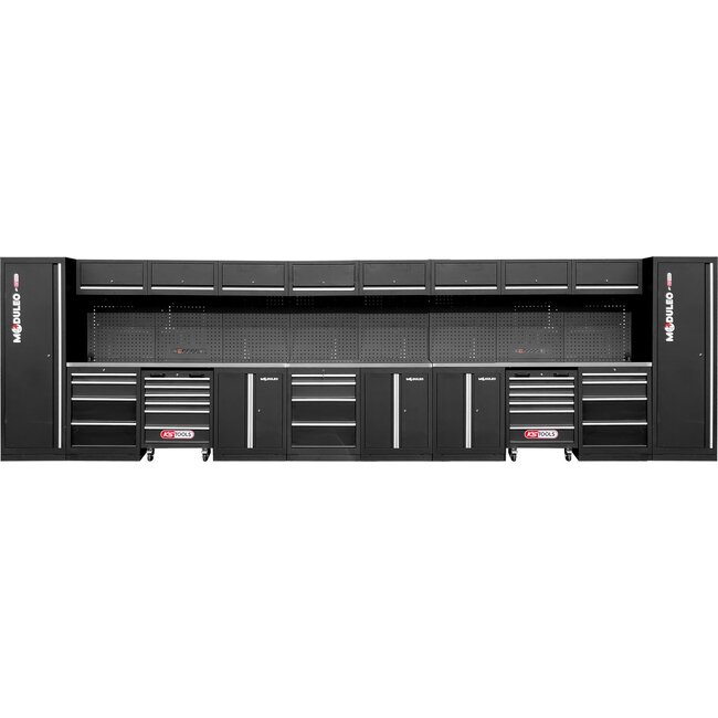 KS Tools Werkplaatskastsysteem - recht - 6640 x 500 mm - variant 1 - 866.6245
