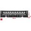 KS Tools Workshop cabinet system, straight, 8000 x 500 mm, option 2 - 866.6260