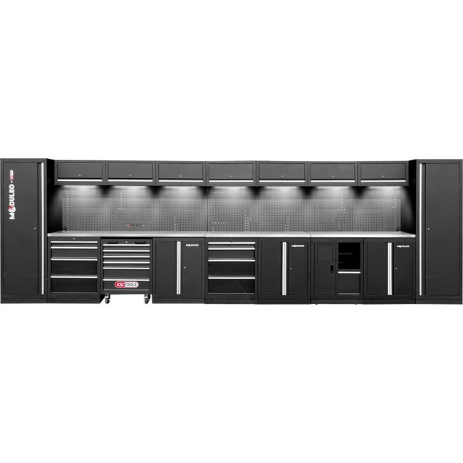 KS Tools Werkplaatskastsysteem - recht - 5960 x 500 mm - variant 1 - 866.6265