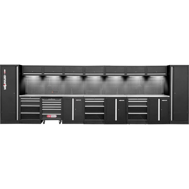 KS Tools Werkplaatskastsysteem - recht - 5960 x 500 mm - variant 2 - 866.6270