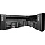 KS Tools Workshop cabinet system, L form, 4760 x 3400 mm - 866.6290