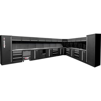 KS Tools Werkstatt-Schranksystem, L-Form, 6120 x 4080 mm