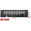 KS Tools Workshop cabinet system, straight, 7320 x 500 mm, option 1 - 866.6310