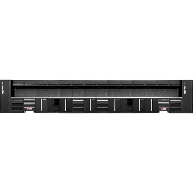KS Tools Workshop cabinet system, straight, 10720 x 500 mm - 866.6320