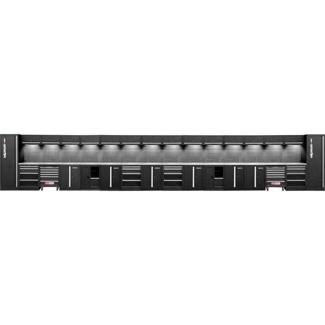 KS Tools Werkplaatskastsysteem - recht - 10720 x 500 mm - 866.6320