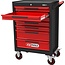 KS Tools ECOline BLACK/RED toolbox with 7 drawers - 897.0007