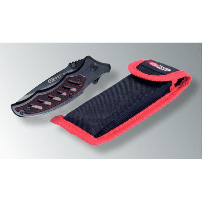 KS Tools Folding knife with locking mechanism, 25 mm - 907.2105