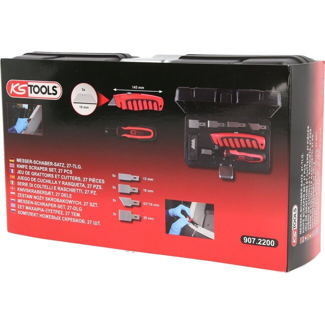 KS Tools Messen-schraperset - 27 - delig - 907.2200
