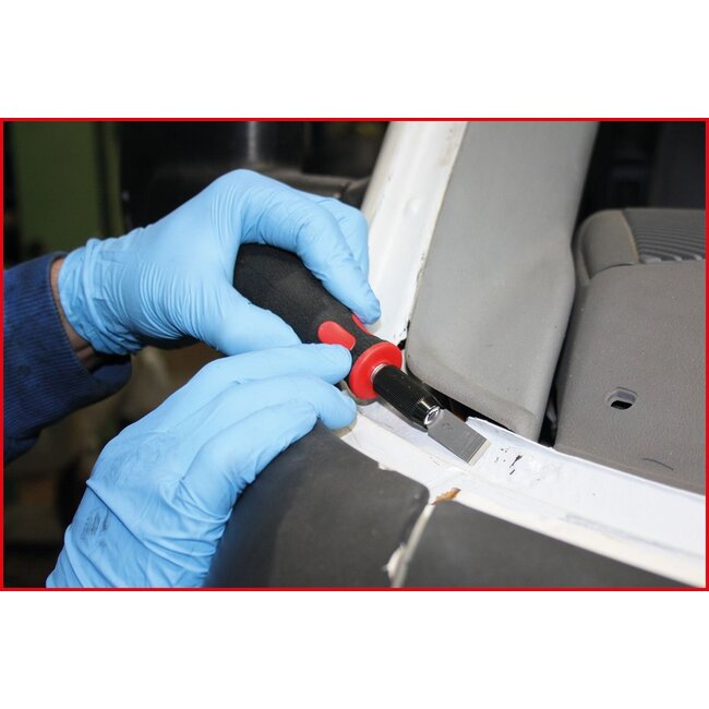 KS Tools Jeu de grattoirs et cutters, 27 pcs - 907.2200