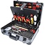 KS Tools 1/4" + 1/2" Electrians tool set, 128 pcs - 911.0628
