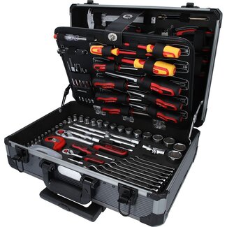 KS Tools 1/4"+1/2" universele gereedschapset - 130 - delig