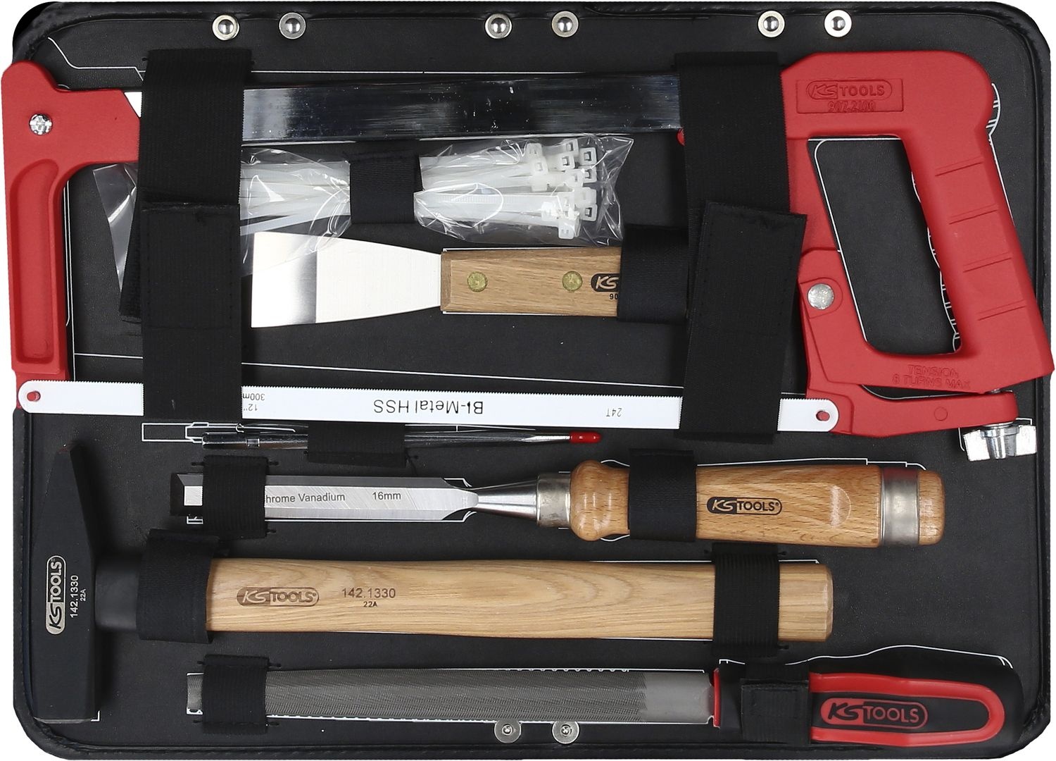 KS Tools 1/4" + 1/2" Universele-Gereedschapset - 149 - delig - 911.0649, foto 4 van 6