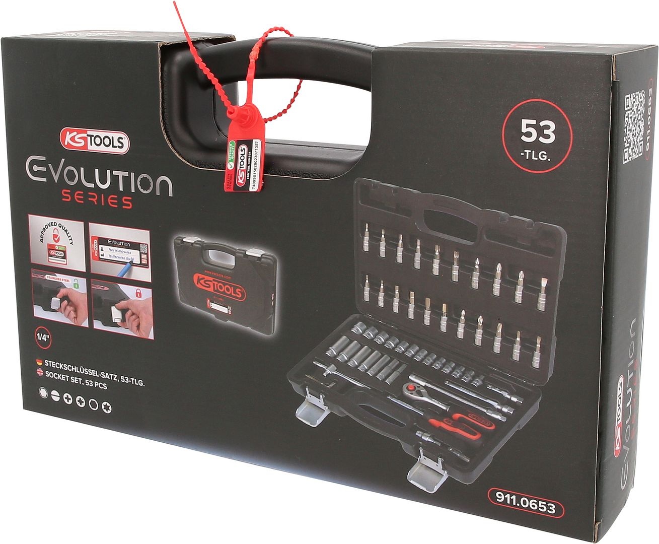 KS Tools 1/4" Dopsleutelset - 53 - delig - 911.0653, foto 4 van 6