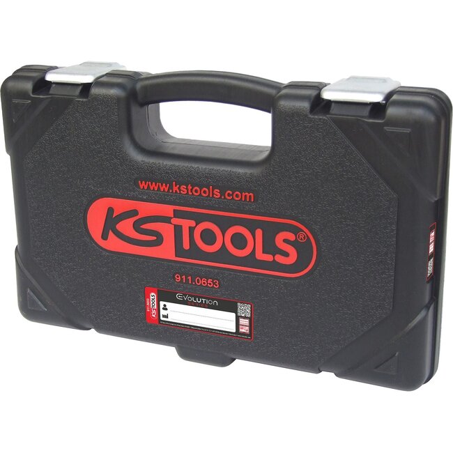 KS Tools 1/4" Coffret de douilles, 53 pcs – 911.0653