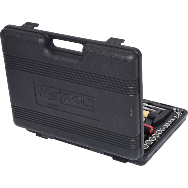 KS Tools 1/4"+1/2" Coffre à outils, 88 pcs - 911.0688