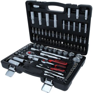 KS Tools 1/4"+1/2" Coffret de douilles, 94 pcs