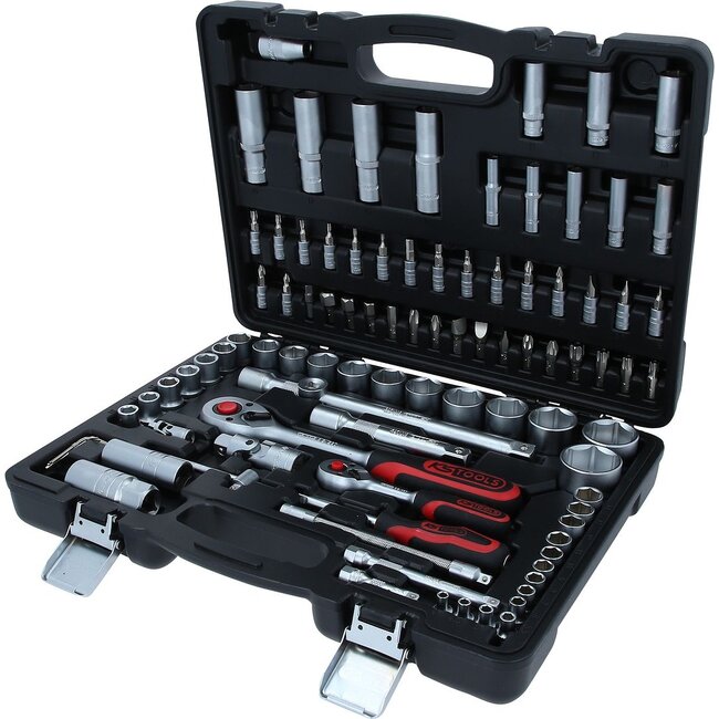 KS Tools 1/4"+1/2" Socket set, 94 pcs - 911.0694