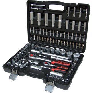 KS Tools 1/4"+1/2" Dopsleutelset - 108 - delig