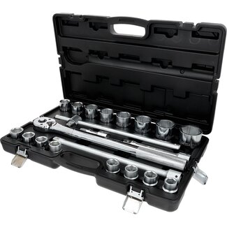 KS Tools 3/4" Coffret de douilles, 21 pcs 6 pans