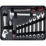 KS Tools 1/4"+1/2" Tool kit, 127 pcs - 911.0727