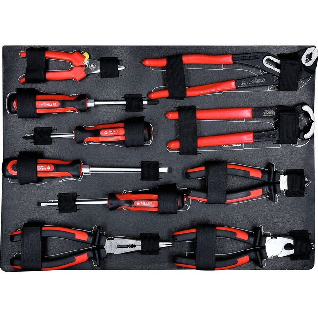 KS Tools 1/4"+1/2" Tool kit, 127 pcs - 911.0727