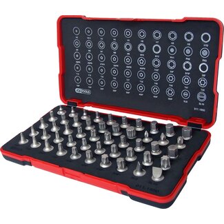 KS Tools 1/4" bit-dopsleutelset - extra kort - 50 - delig